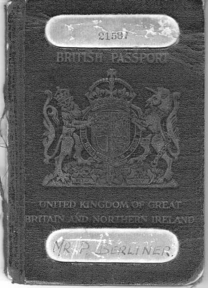 Berliner Pasport cover